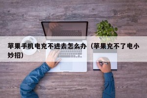 苹果手机电充不进去怎么办（苹果充不了电小妙招）